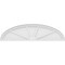 Ekena Millwork Elliptical 4 Spoke Architectural Grade PVC Pediment, 50"W x 13-1/2"H x 2"P PEDPS050X135ELL04 - alternate 6